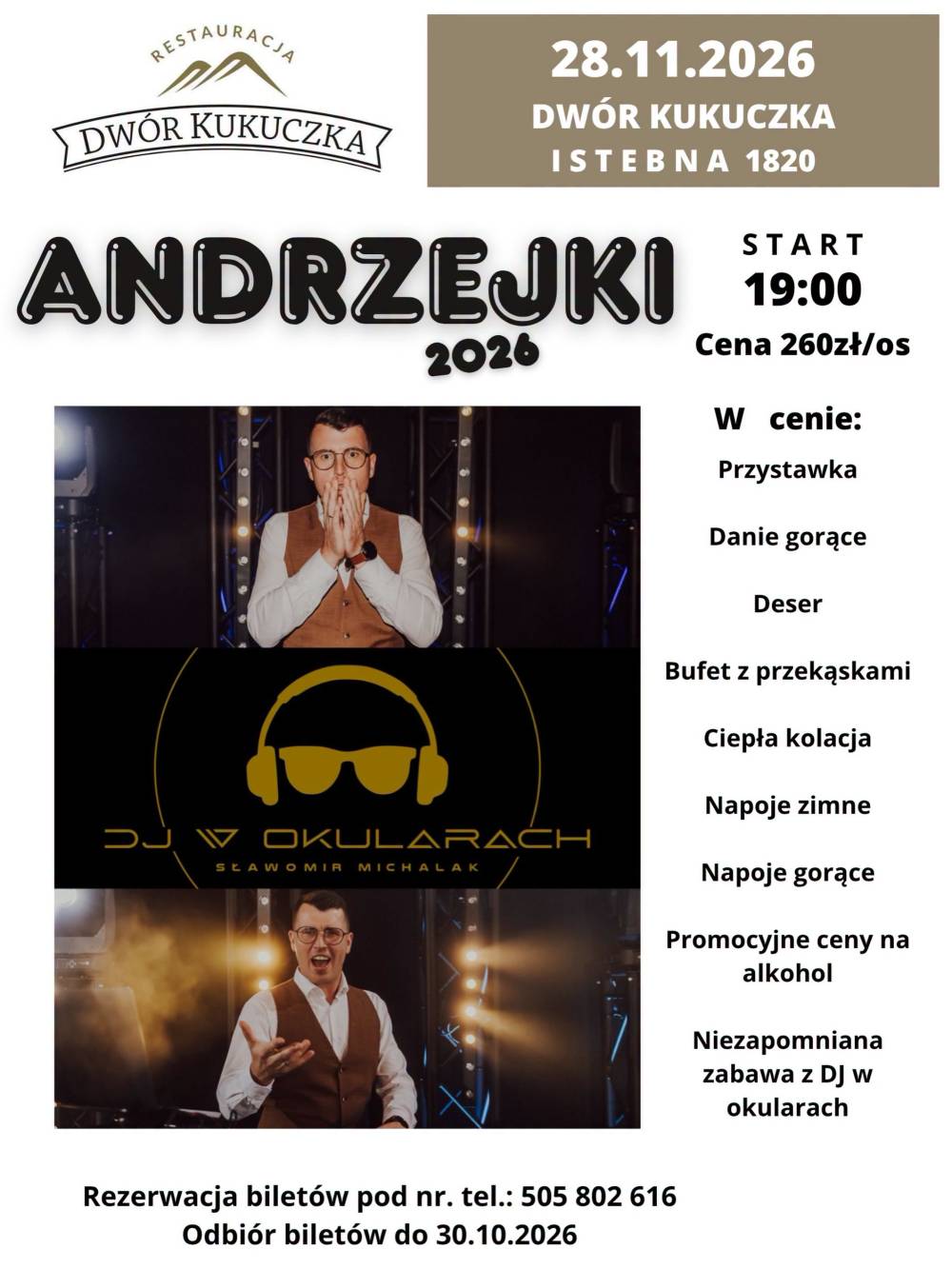 Andrzejki w Dworze Kukuczka